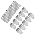 thumbnail image 3 of Kit de Buse de Pointe d'Électrode, Remplacement de Consommables de Torche de Coupe au Plasma 20Pcs Petit pour AG-60 SG55, 3 of 8