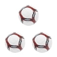 thumbnail image 1 of maskred PVC Durable Soccer Ball Official Size - Wide Range Of Applications Training Wear Resistant Portable Newest Soccer thicked white type 4 3Set, 1 of 6