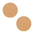 thumbnail image 1 of Oleegame 2PC Glass Bottle 10 X Cork Wood Drink Tea Coffee Cup Mat Table Decor Bottle Tableware, 1 of 2
