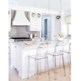 thumbnail image 5 of Heavenly Collection Clear Plastic Counter Stool SET OF 4, 5 of 5