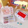 thumbnail image 4 of Portable Pill Organizer Box - 8 Compartment Travel Medicine Case with Sticker Labels, Plastic Weekly Pill Box for Pills, Vitamins & Small Items, 4 of 6