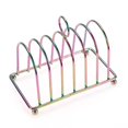 thumbnail image 4 of simhoa Bread Loaf Stand Bookshelf Durable Storage Rack Bread Stand Toast Rack Holder Multicolour, 4 of 8
