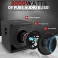 thumbnail image 3 of Pyle 3000 Watts Box Subwoofer Speaker - Active Powered 18” inch Woofer, Loud Bass, with DSP Digital Signal Processor for Home Theater System, Pro DJ Sound, Pole Mount Socket and Carrying Handles, 3 of 5