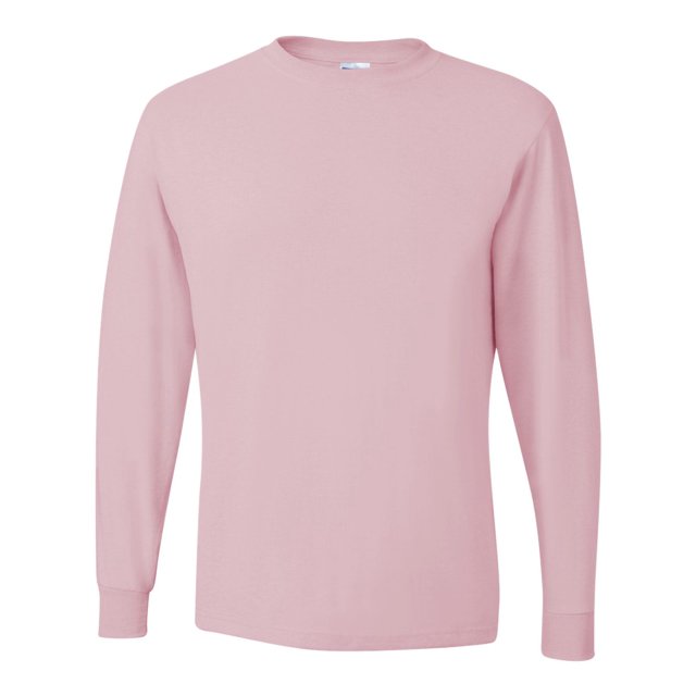 Jerzees T-Shirt à Manches Longues pour Hommes DRI-POWER Active, TG, Rose Classique
