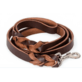 thumbnail image 4 of Brown Leather Dog Leash – Size Small & Medium Pets- by North Care, 4 of 4
