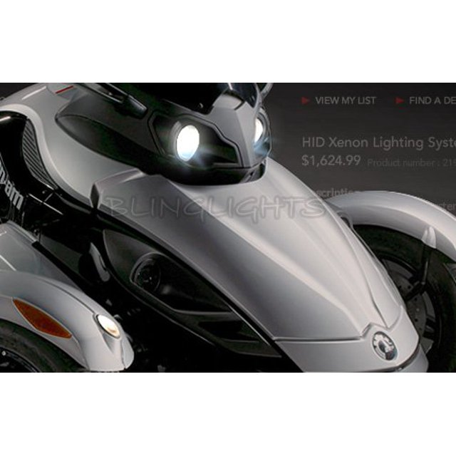 Kit de Conversion pour Xenon HID pour Têtes de Tricycle Can-Am Spyder Roadster