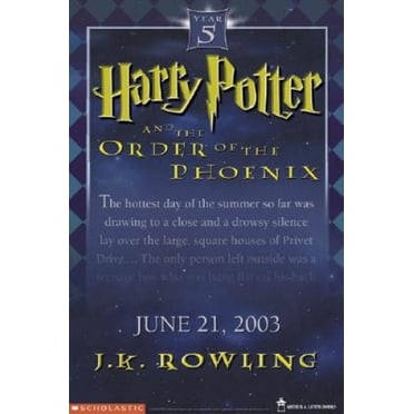Harry Potter and the Order of the Phoenix (Harry Potter #5)