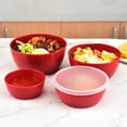 thumbnail image 3 of Food Storage Containers, Stackable Plastic Bowls with Lids Stackable Storage Bowls, Airtight Plastic Food Containers, Salad Storage Bowls, Meal Prep Plastic Bowls Space-Saving Round Containers, 3 of 6