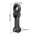 thumbnail image 4 of QualitChoice Handlebar Stems 31.8/25.4mm Hand Grip Aluminum Alloy Cycling Balancing Accessory for Road Mountain Cycle Riding Usage 25.4*90MM 25.4*130MM, 4 of 6