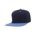 thumbnail image 1 of Top Headwear Flat Bill Adjustable Snapback Cap - Navy/Blue, 1 of 2