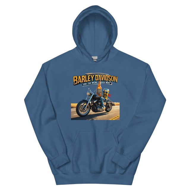 Barley Davidson And The More Beer Man #1 Unisex Hoodie