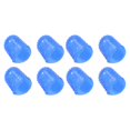 thumbnail image 3 of QualitChoice 4pcs Guitar Playing Left Hand Fingertip Ukulele Guitar Fingertip Silicone Protective Cover dark blue S 2Set, 3 of 6