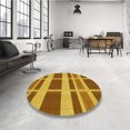 thumbnail image 4 of Ahgly Tapis Rectangulaire Lavable en Machine Intérieur Transitionnel Acajou Brun, 5 Pieds x 8 Pieds, 4 of 7