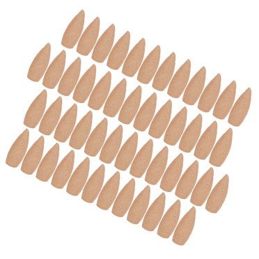 50Pcs Backflow Incense Cones, Air Purification Indoor Fragrance Home Desk Crafts Decoration Fine Workmanship Natural Incense Cones For Home Decoration Lavender,Lily,Agarwood