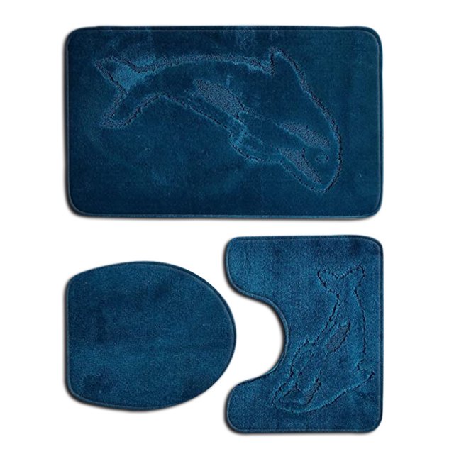maskred 3x Bathroom Rug Sets Easy To Install Waterproof Anti-slip Multi-functional Eco-friendly Durable PJ210611-B008 1Set