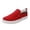 a-Red, variant on 2025 Mens Solid Color Casual Mens Shoes Slip on Canvas Flat Bottom Comfortable Mens Casual Dress Shoes Wide Running Casual Shoes