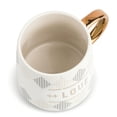 thumbnail image 2 of Thyme & Table Stoneware 20 fl oz Love Coffee Mug, White, 2 of 4