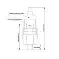 thumbnail image 4 of Manomètre à Pression Réglable, Membrane de Compresseur, Contrôleur Automatique à Ajustement Élevé, Petits Fils, Réparation, Accessoires d'Atelier, QPM11-NO open SNS 2, 4 of 7