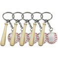thumbnail image 1 of 5 Pcs Porte-Clés de Baseball Porte-Clés de Sport Sac à Dos Sac à Main Pendentif Suspendu, 1 of 9