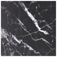 thumbnail image 1 of vidaXL Table Top Black 40x40 cm 6 mm Tempered Glass with Marble Design, 1 of 4