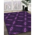 thumbnail image 3 of Ahgly Company Tapis Rectangulaire Lavable en Machine Intérieur Transitionnel Violet Profond, 2 Pieds x 4 Pieds, 3 of 7