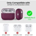 thumbnail image 2 of Compatible avec AirPods Pro 2 Étui (2022), Étui de Protection en Silicone Liquide pour AirPods Pro 2ème Génération, 2 of 5
