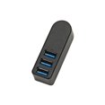 thumbnail image 1 of Shengyu 3-Port USB 3.0 Hub Aluminum Alloy Rotatable USB HUB Splitter Grey, 1 of 6