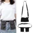 thumbnail image 4 of Surgery Drain Holder, Sliding Buckles Length Adjust Mastectomy Drainage Pouch Body Support Comfortable Wear  For Recovery Black, 4 of 8