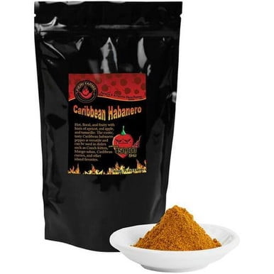 Fiery Farms Smoked Red Caribbean Habanero Pepper Powder – Deep Mesquite-Style Aroma & Tropical Heat, 1 KG (2.2 lbs) Professional Grade