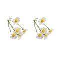 thumbnail image 2 of LSLJS 10 Mini Artificial Daisies Small Marguerite Flowers Fake Spring Flowers Decorative Imitation Flowers with Stems Home Decoration Variety, Plastic Simulated Daisy, 2 of 6
