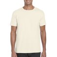 thumbnail image 1 of Gildan Mens Softstyle T-Shirt, S, Natural, 1 of 2