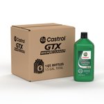 Castrol GTX Kilométrage élevé 5W-20 Huile de moteur à mélange synthétique, 1 Quart, boîte de 6