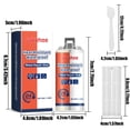 thumbnail image 3 of Dvkptbk Touch Up Glues Colle de Coulée Colle Agent de Réparation Acier Inoxydable Cuivre Aluminium Artefact de Réparation de Fuite Imperméables Bouchage Métal Fonte Colle de Fer Touch Up Glues, 3 of 9