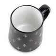thumbnail image 2 of Tasse en grès thym et table, 16 oz liq., feuille noire, 2 of 4