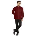 thumbnail image 2 of Bestman Solid Button Down Shirt For Men Long Sleeve With Patch Pocket Formal Business Wear, 2 of 7