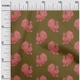 thumbnail image 1 of oneOone Cotton Cambric Fabric Peacock Block Print Fabric By Yard 56 Inch Wide, 1 of 4