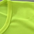thumbnail image 5 of Reflective Safety T-Shirt Security Short Sleeve High Visibility Tees Tops Safe Gear For Road Work Construction Site Fluorescent Green XL Size, 5 of 5