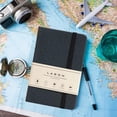 thumbnail image 1 of A6 Leather Journal Notebook with 160 Lined Pages, Hardcover Bound, 100gsm No-Bleed Paper & Inner Pocket - Perfect for Writing, Travel, and Gift Giving, 1 of 6