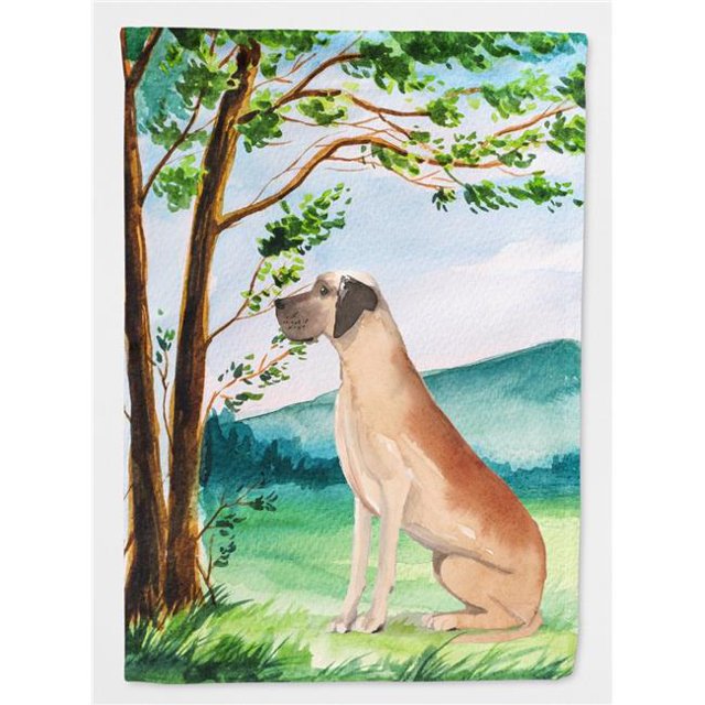 Carolines Treasures CK2011GF Under the Tree Great Dane Garden Size Flag