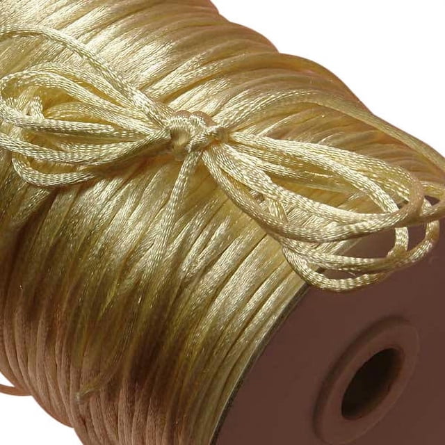 CHOK 100 yards Satin Rattail Cord 2mm shamballa nylon macrame kumihimo string