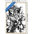 thumbnail image 2 of Marvel Sketch - Group Wall Poster, 14.725" x 22.375" Framed, 2 of 4