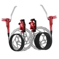 thumbnail image 2 of Lipstore Mountain Bike Hydraulic Disc Brake Set Bicycles Replaces Repair Line Pulling Red, 2 of 8
