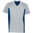 thumbnail image 1 of ASI 265.169.M Chandail de Football Drapeau Réversible pour Jeunes, Argent et Marine - Moyen, 1 of 1