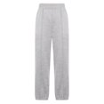 thumbnail image 3 of Timegard Womens Sweatpants Elastic High Waist Cinch Bottom Pants Sports Athletic Solid Color Trousers with Pockets, 3 of 6