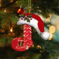 thumbnail image 5 of Christmas Tree Decorations 26 Letters Christmas Tree Decoration Pendant Christmas Tree Ornaments Personalized Diy Christmas Ornaments Christmas Decoration Xmas Tree Hanging Decor, 5 of 5