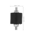 thumbnail image 2 of HAMPPLIES 4Pcs Air Compressor Anti Vibration Mounts Absorber Pads with Nuts for Installation, 2 of 8