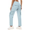 thumbnail image 1 of iHPH7 Joggers for Women Track Pants Women Quick Dry Pants Women Baggy Pants High Waisted Pants for Women Work Pants Women Cargo Pants Women Light Blue XS, 1 of 7