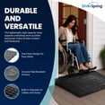 thumbnail image 4 of Silver Spring 4" Maximum Riser, Solid Rubber 3 Channel Threshold Ramp, Black, 4 of 7
