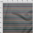 thumbnail image 2 of oneOone Tissu Jersey en Viscose Tissu à Imprimé à Rayures Horizontales BTY 60 Pouces de Large, 2 of 5