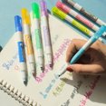 thumbnail image 4 of Oleegame 2PC Trashcans For Bedroom Painting Water-based Pen Outline Color Metal Pen4ml Double-line Pen Marker Color Kitchen，Dining & Bar, 4 of 9